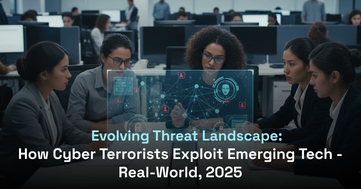 Evolving Threat Landscape: How Cyber Terrorists Exploit Emerging Tech — Real-World, 2025