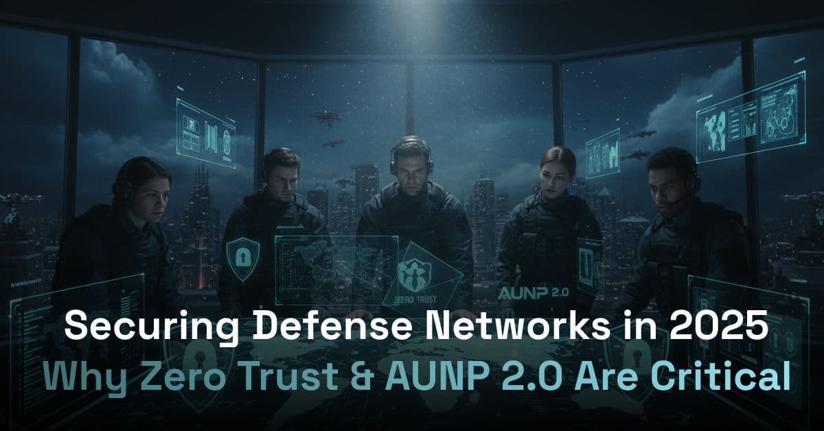 Securing Defense Networks in 2025 Why Zero Trust & AUNP 2.0 Are Critical